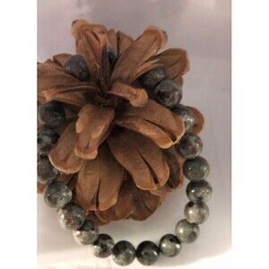 Yooperlite Beaded Stretch Bracelet - 8mm